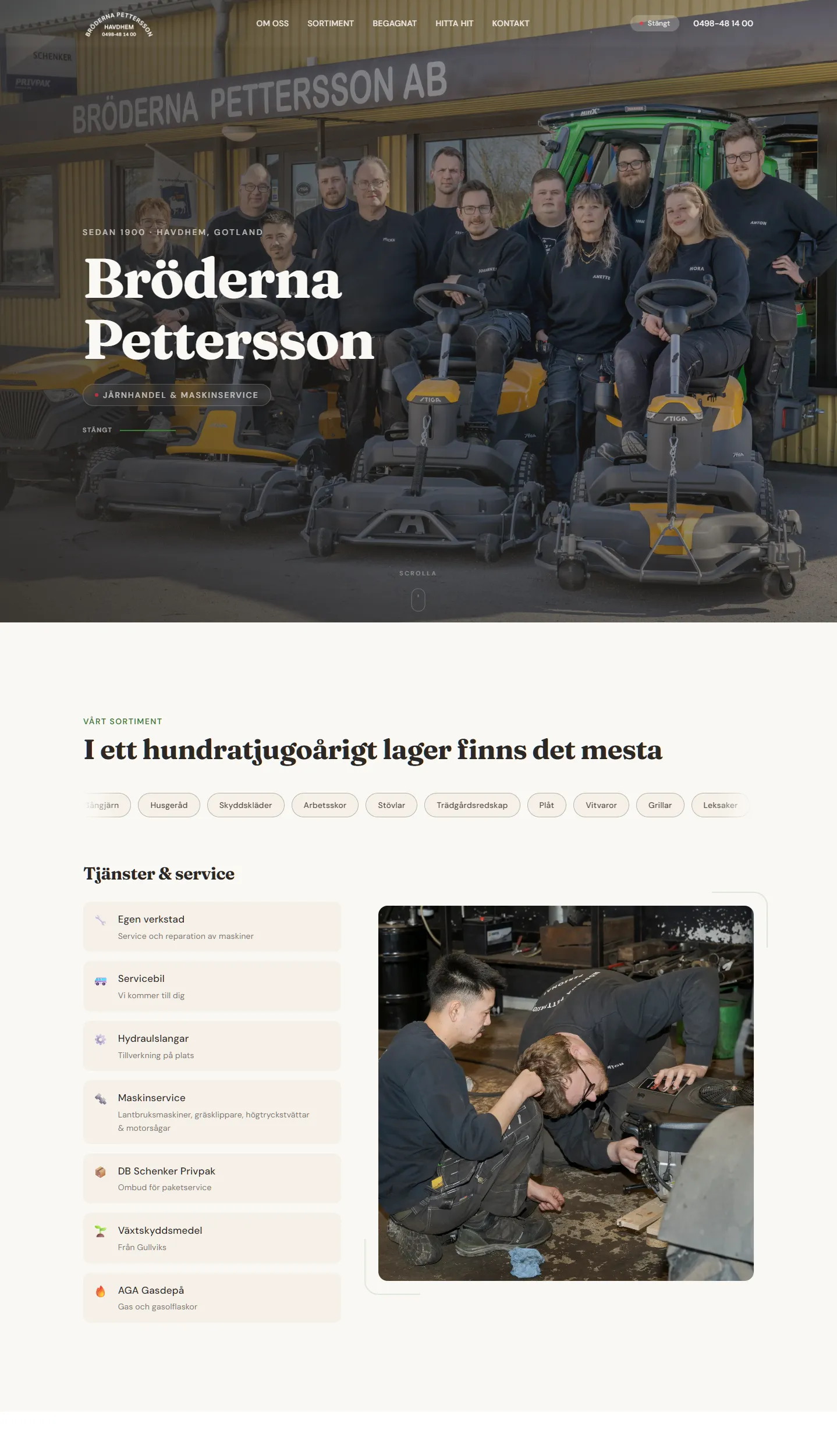 Screenshot av Bröderna Pettersson