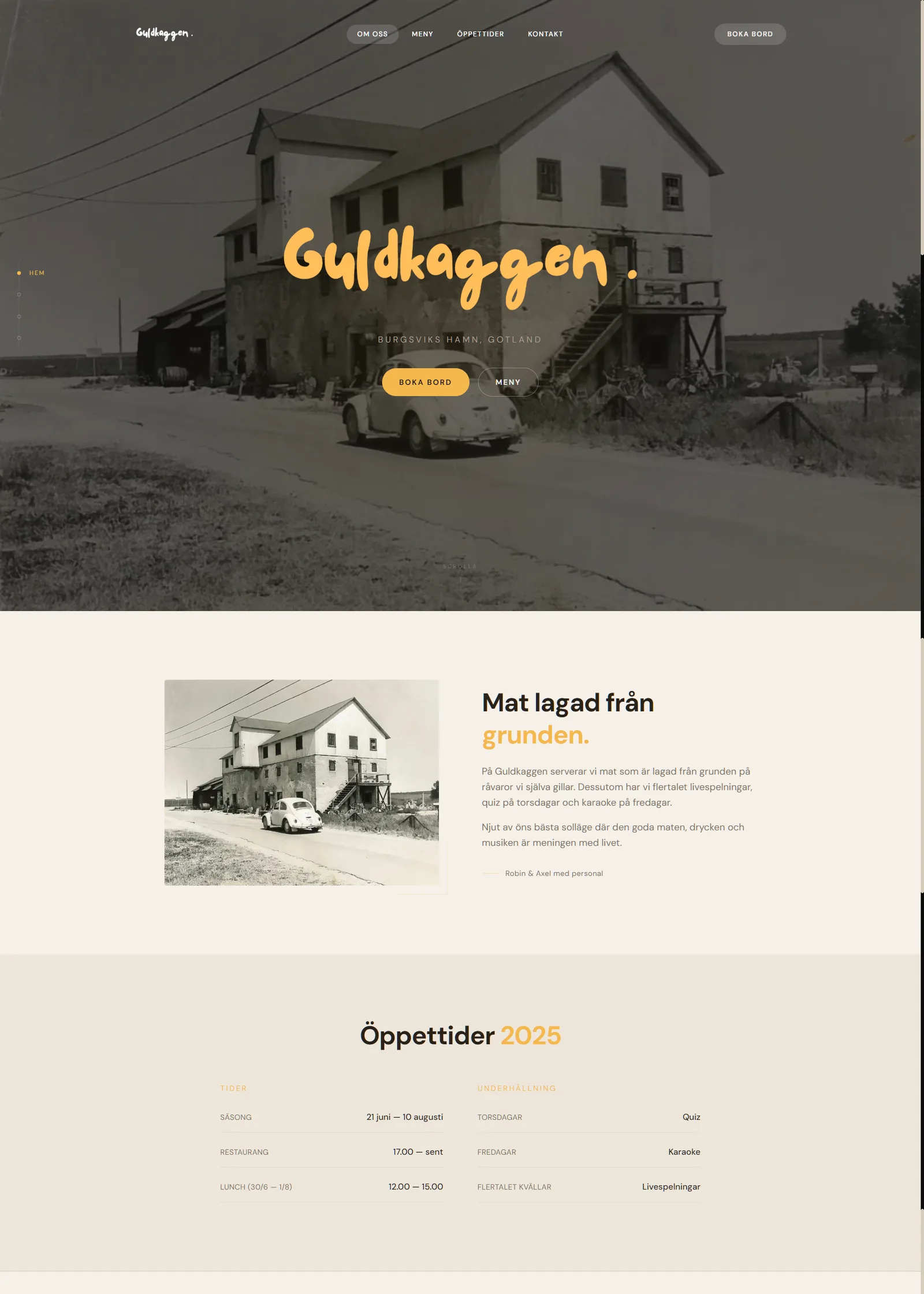 Screenshot av Guldkaggen